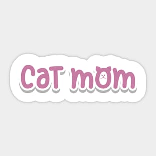 Cat Mom Sticker